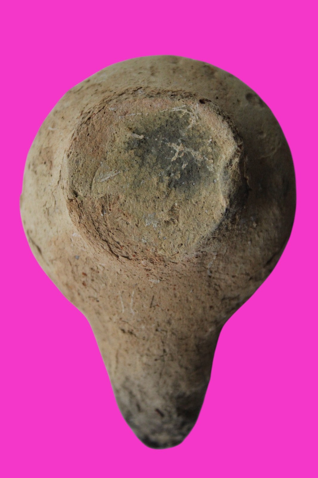 Ancient Holy Land Oil Lamp Artifact Land of Jesus Christ 100 BC-200 AD COA J147