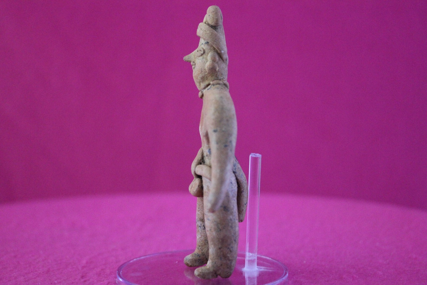 Authentic Pre Columbian Artifact Tomb Figure Colima Mexico 100 BC-250 AD COA 163