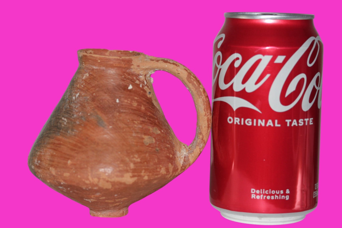 Holy Land Artifact Authentic From Time of Jesus Christ Jug 100BC-200AD COA J134