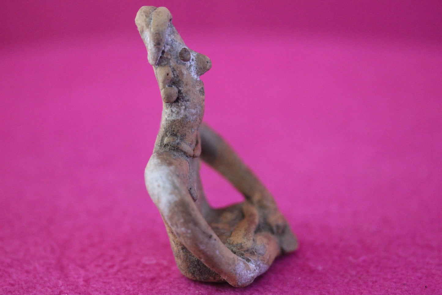 Pre Columbian Authentic Artifact Female Seated Tomb Figure Colima Mexico COA 190