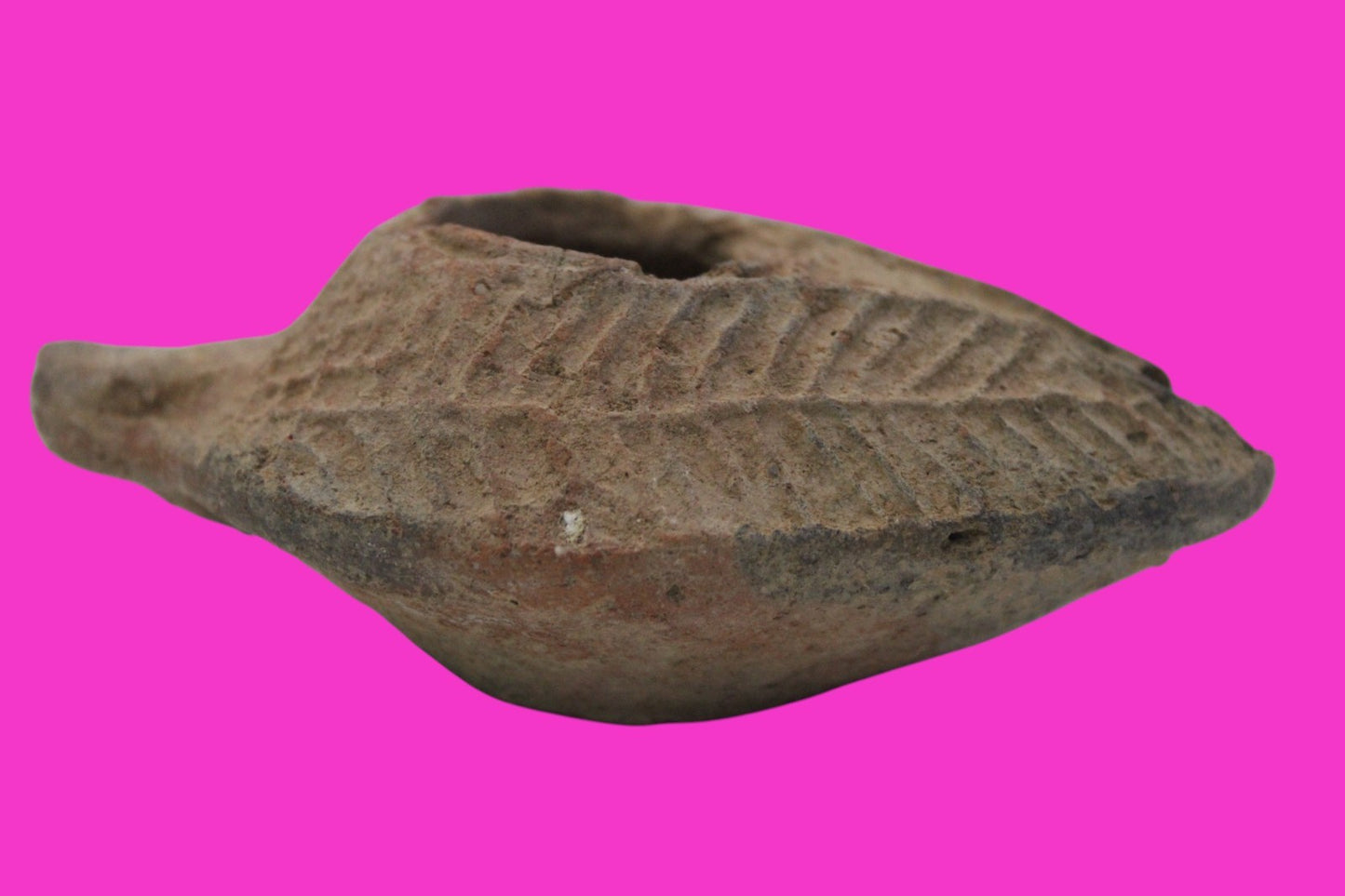 Ancient Holy Land Oil Lamp Artifact From Jesus Christ Home Land 100-500AD COA 54