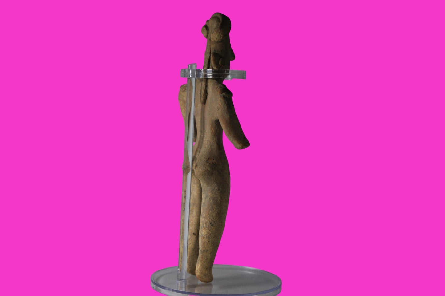 Pre Columbian Artifact 6 in Male Shaman Tomb Figure Colima Mexico 100BC COA 268