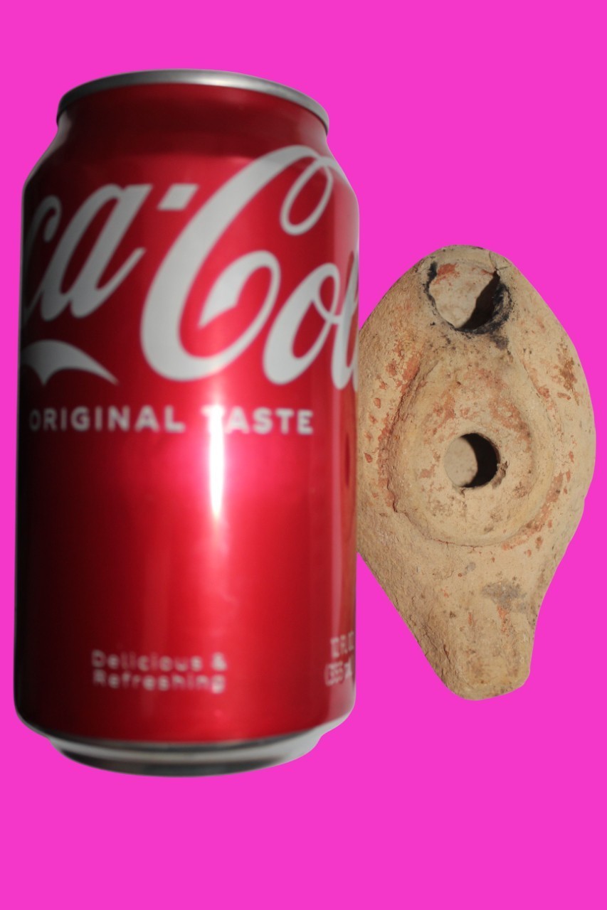Ancient Holy Land Oil Lamp Artifact From Jesus Christ Homeland 400-500AD COA 28