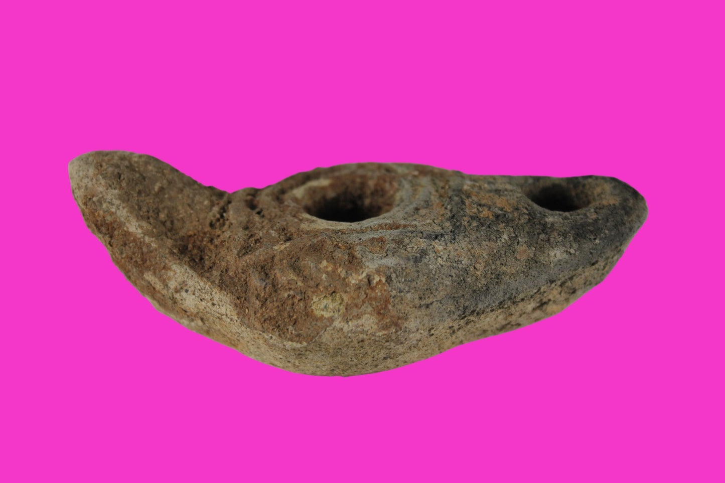 Ancient Holy Land Oil Lamp Artifact  From Jesus Christ Homeland 400-600AD COA 40