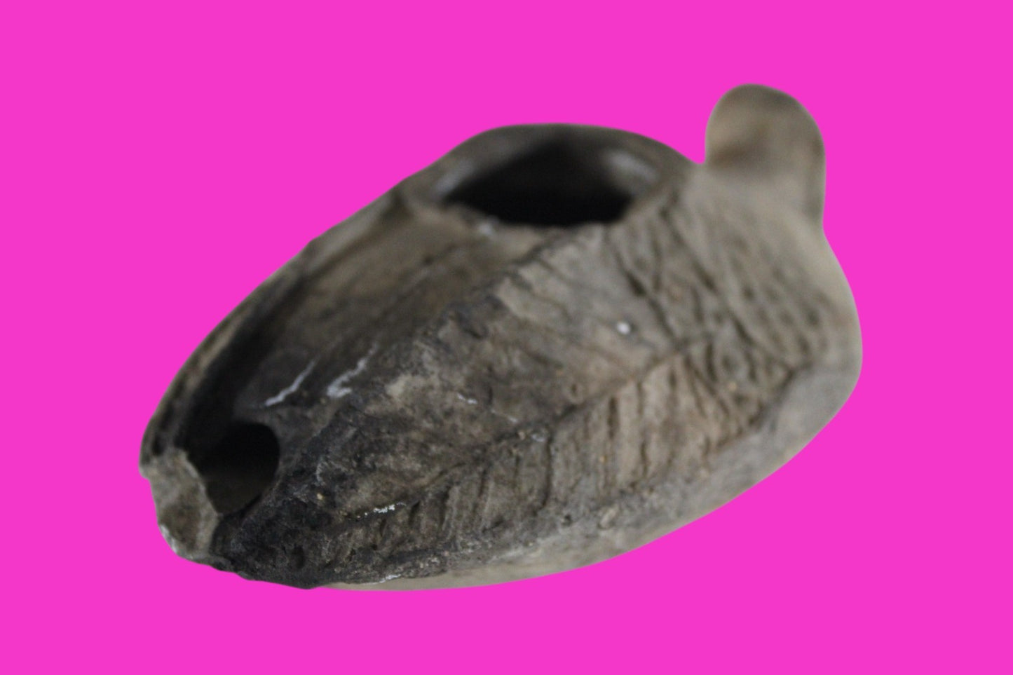 Ancient Holy Land Oil Lamp Artifact Jesus Christ Home Israel 300-600 AD COA 84