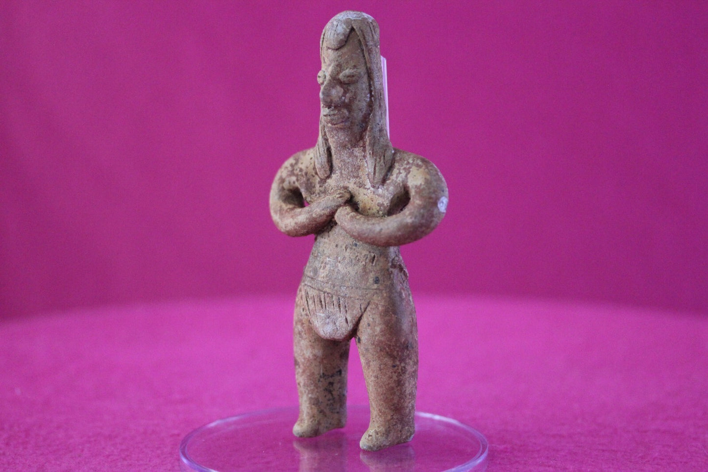 Pre Columbian Authentic Artifact Pretty Lady Tomb Figure Colima Mexico COA 176
