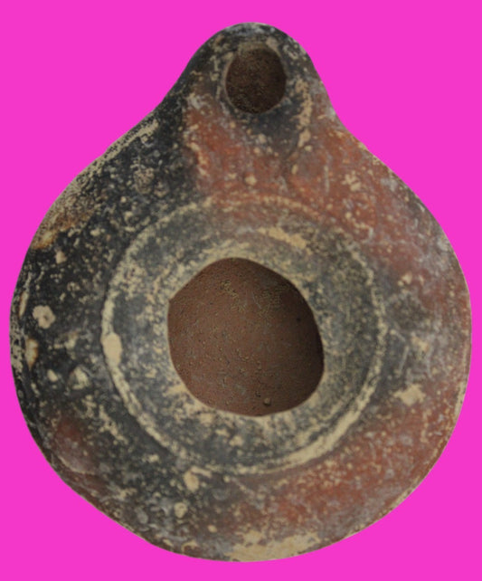 Holy Land Oil Lamp Ancient Artifact Time of Jesus & Apostles 313-636 AD COA 150