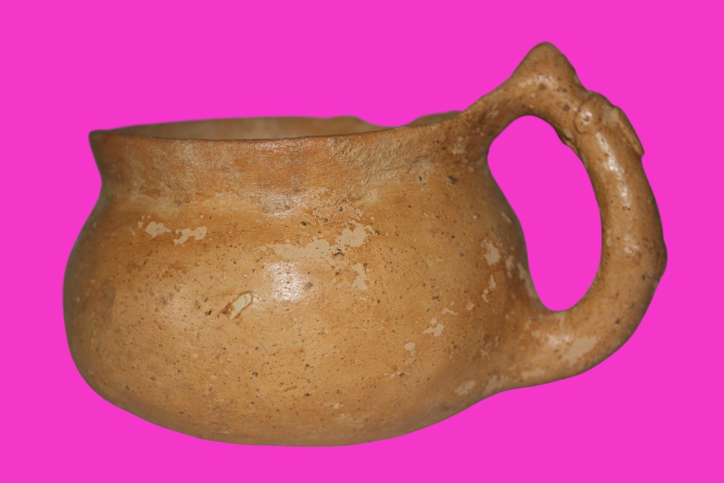 Holy Land Authentic Artifact 4000 Year Old Cup Time of Abraham 2000 BC COA J117