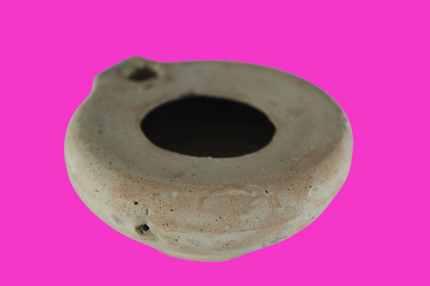 Ancient Holy Land Oil Lamp Artifact Home of Jesus Christ 100 BC-200 AD COA J151