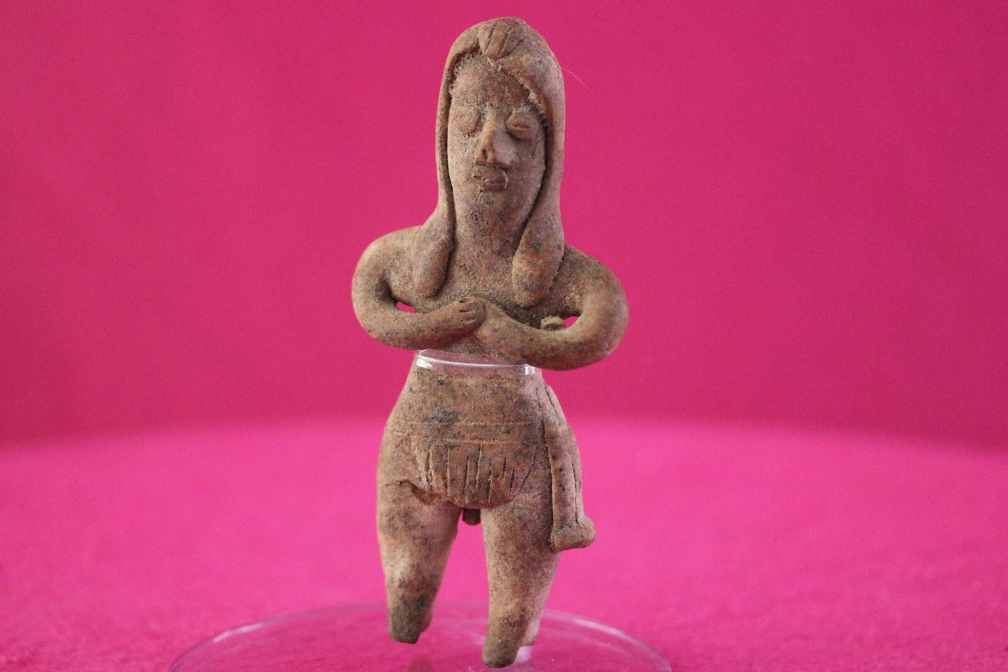 Pre Columbian Artifact Authentic Tomb Figure Colima Mexico 100 BC-250 AD COA 177