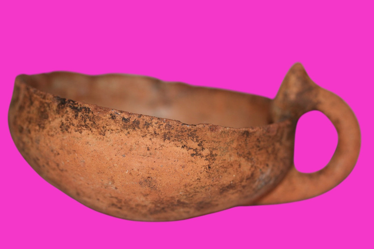 Holy Land Artifact Authentic 4000 Year Old Cup Time of Abraham 2000 BC COA J113