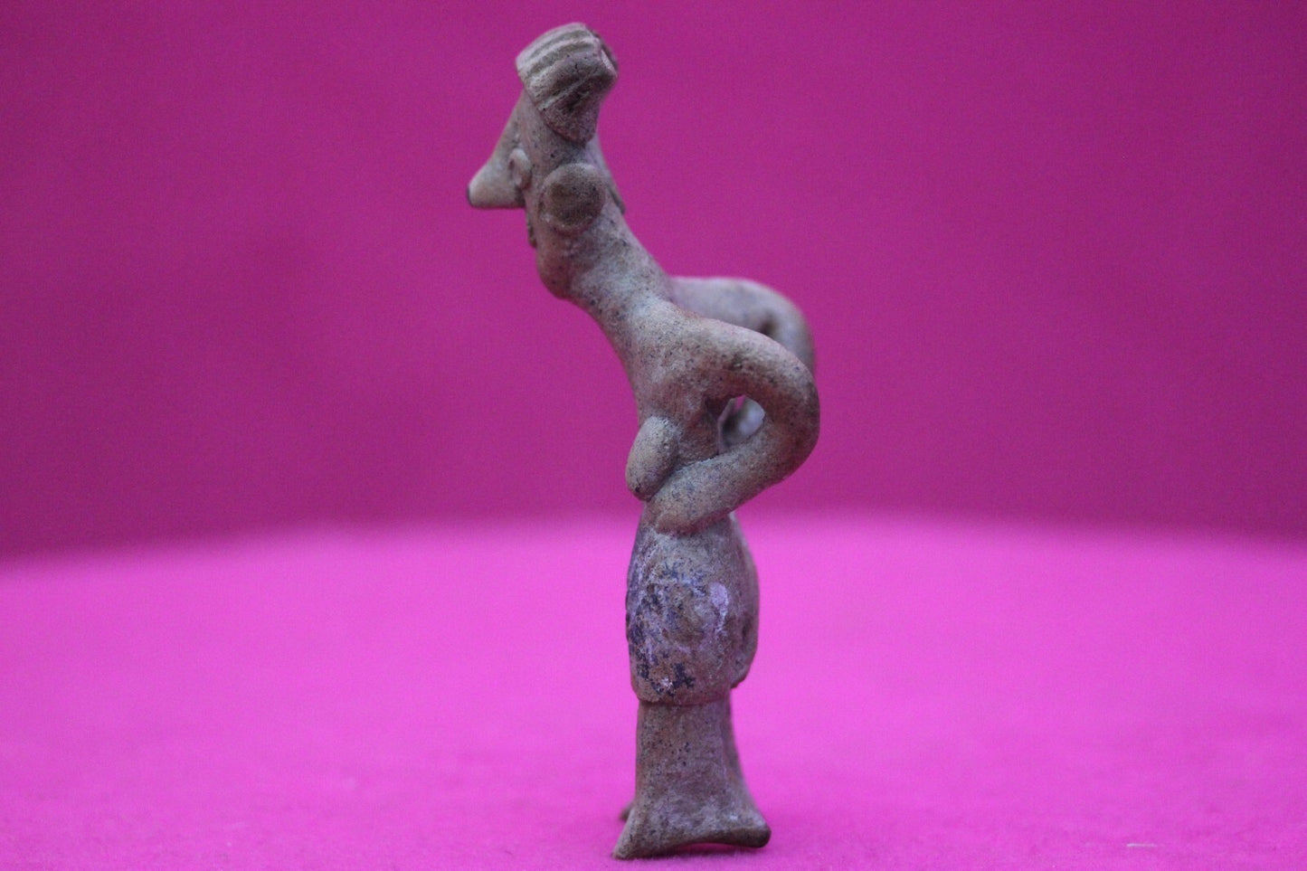 Pre Columbian Artifact Authentic Rare Grandma Tomb Figure Colima Mexico COA 153