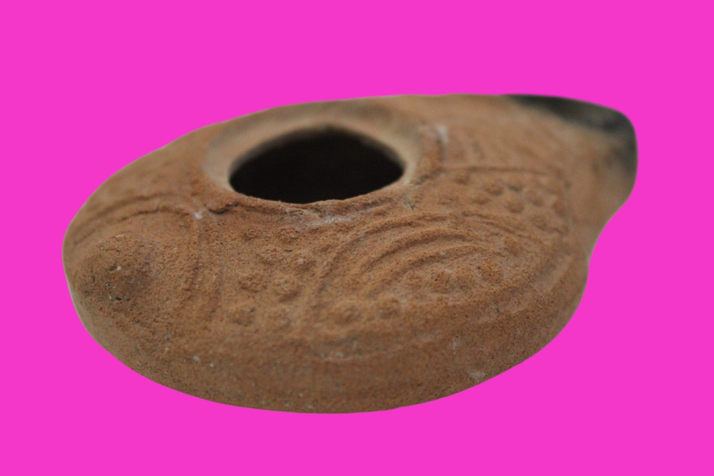 Ancient Holy Land Oil Lamp Artifact From Jesus Christ Home Land 100-500AD COA 51