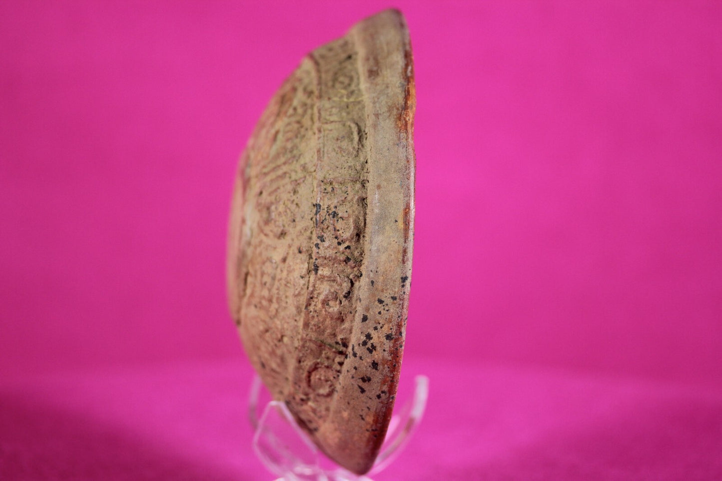 Authentic Pre Columbian Artifact Mayan Molded Bowl Yucatan 250-900 AD COA J98