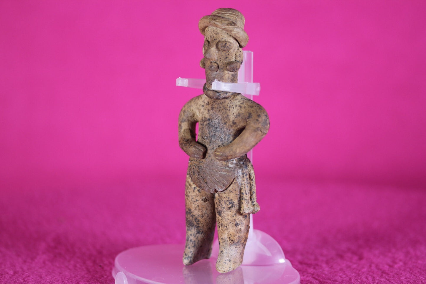 Pre Columbian Artifact Colima Figure Mexico 300BC-300AD Certified COA J75