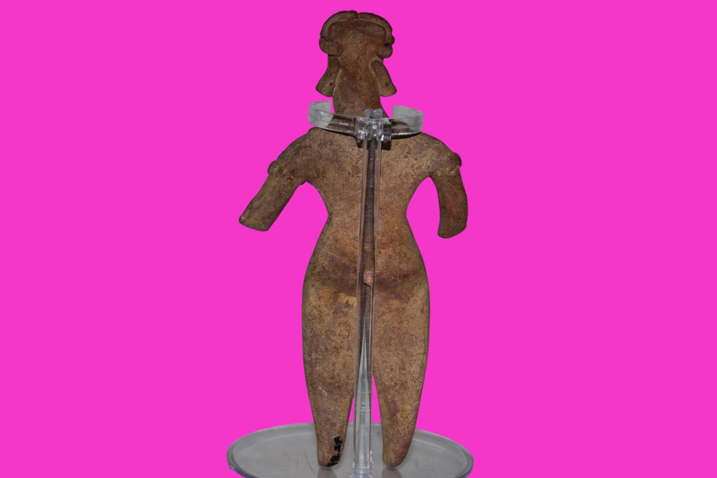 Pre Columbian Artifact 6 in Male Shaft Tomb Figure Colima Mexico 100BC COA 273