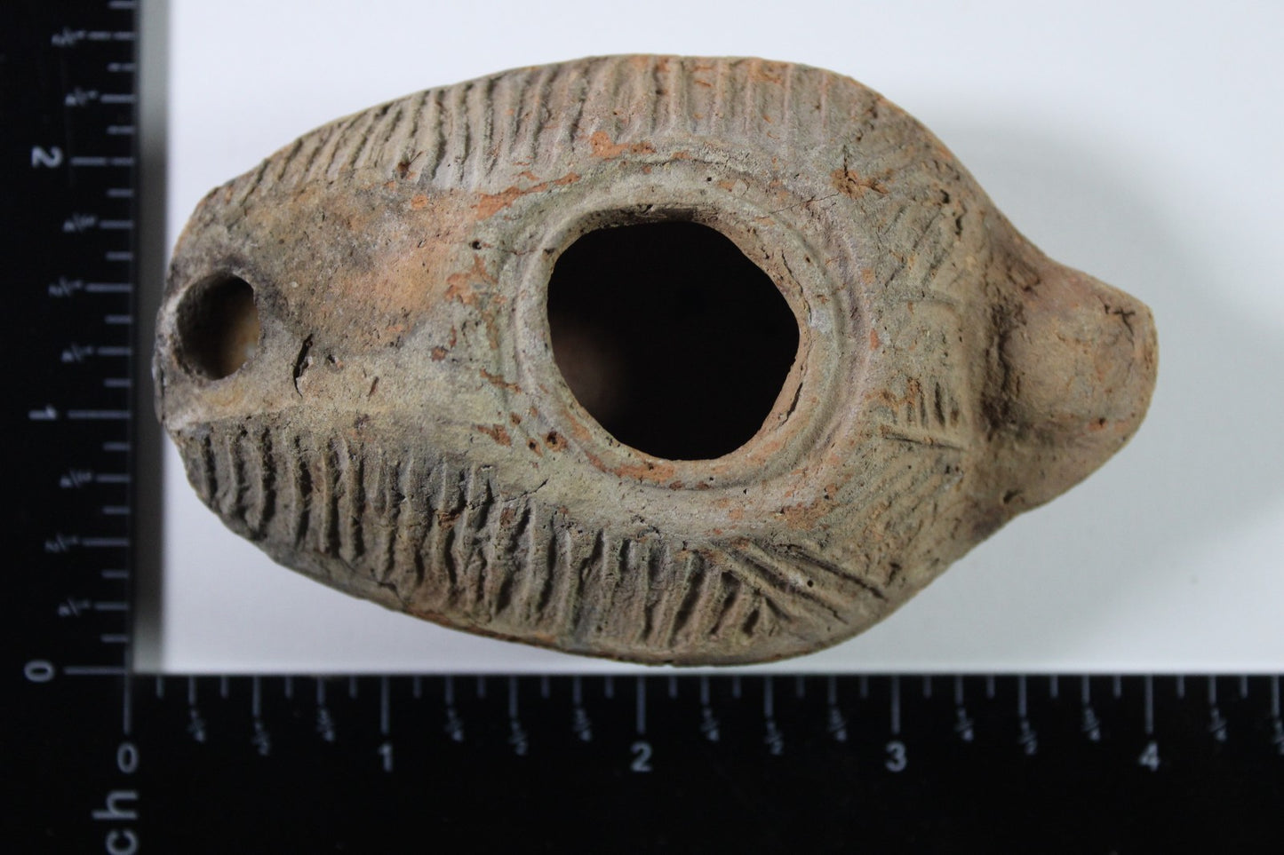 Ancient Holy Land Oil Lamp Artifact Jesus Christ Home Israel 300-600 AD COA 70