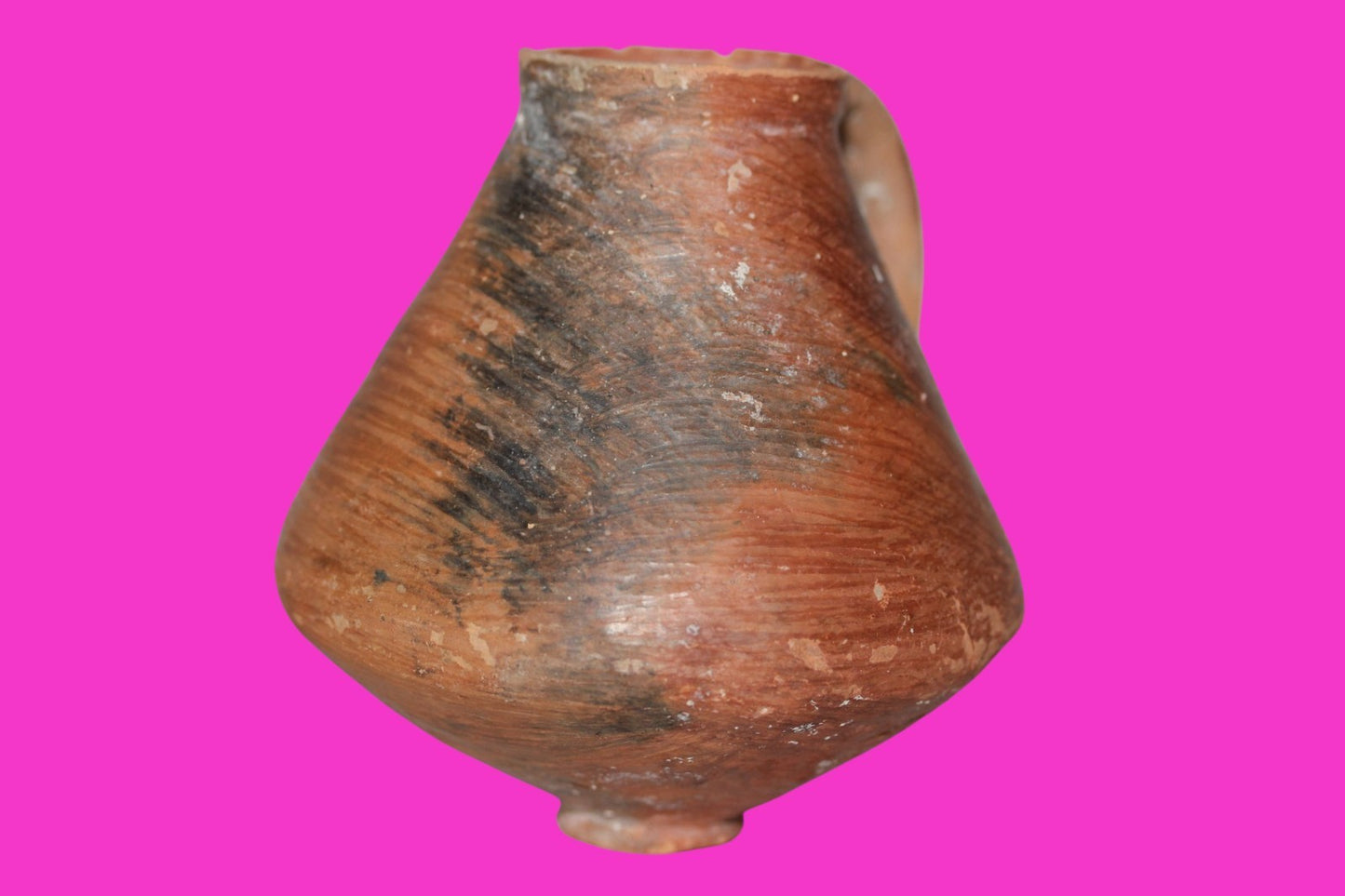 Holy Land Artifact Ancient From Time of Jesus Christ Jug 100BC-200AD COA J134