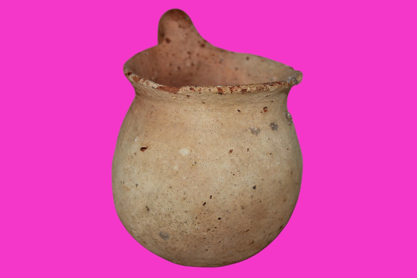 Ancient Holy Land Artifact Time Of Abraham Cup Jesus Christ Home 2000 BC COA 25