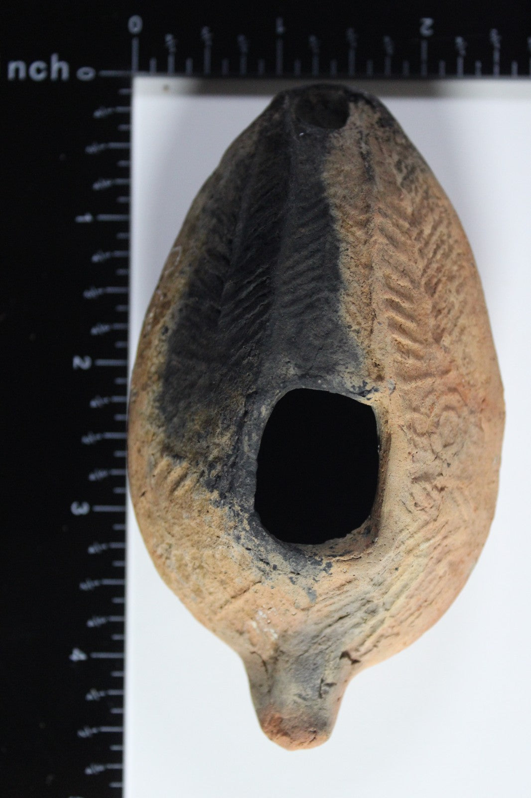 Ancient Holy Land Oil Lamp Artifact Jesus Christ Home 300-600 AD Israel COA 94