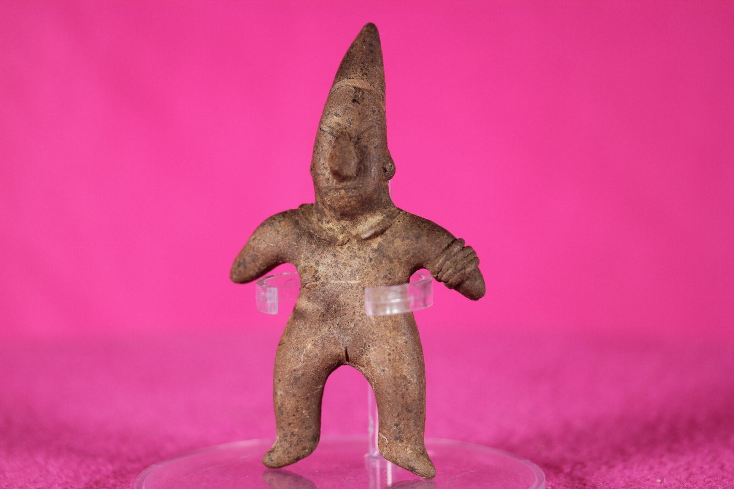 Authentic Pre Columbian Artifact Archaic Tomb Figure Colima Mexico 100BC COA 135