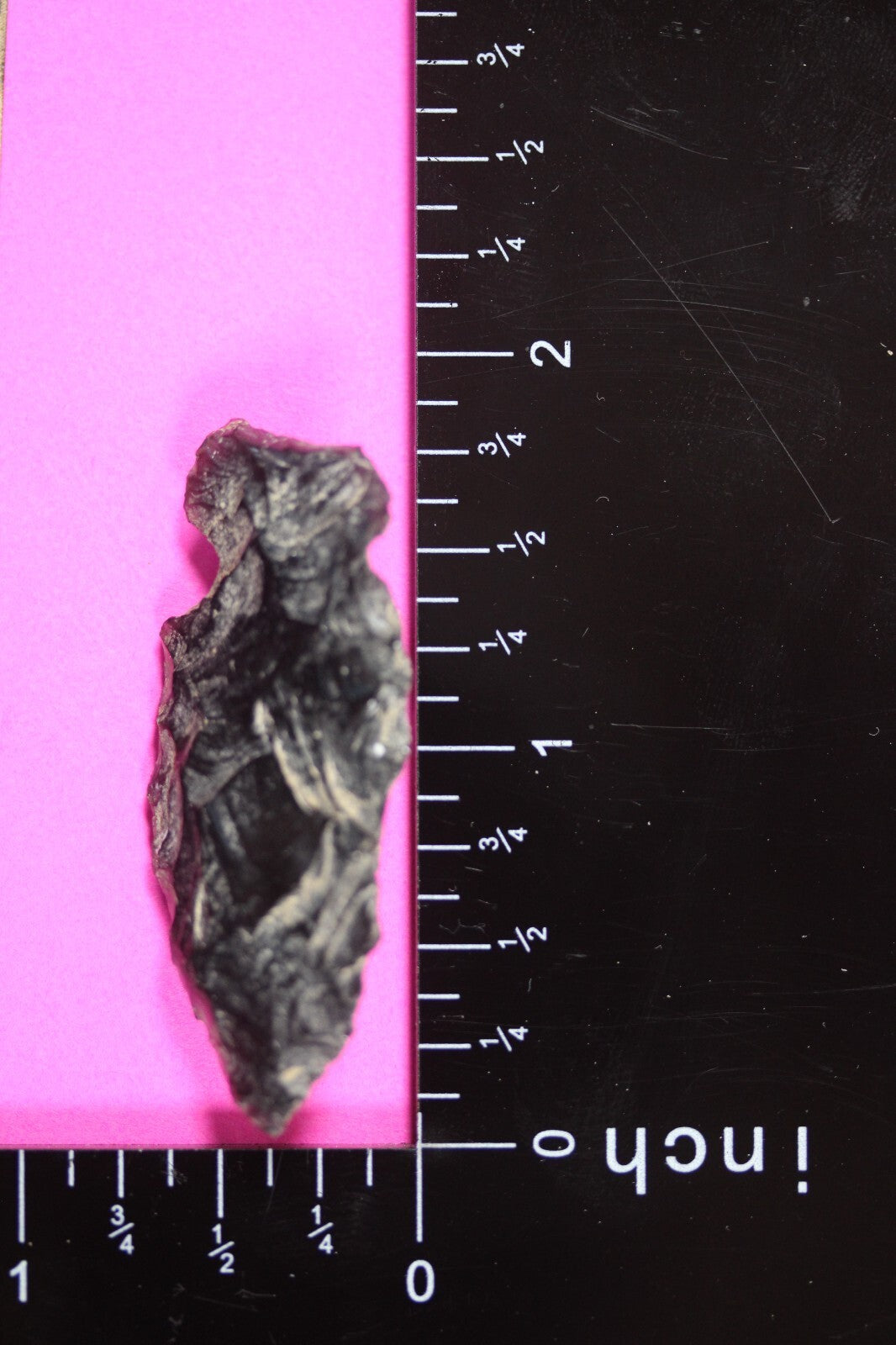 Pre Columbian Artifact Authentic Aztec Arrowhead Battle of Mexico City COA 16