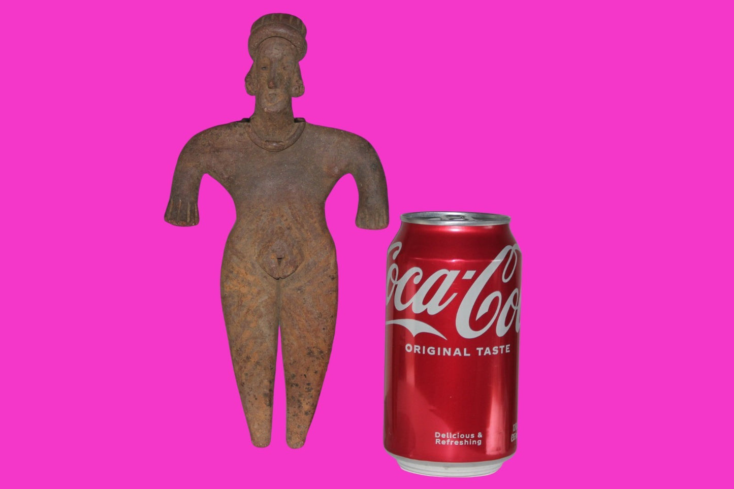 Pre Columbian Artifact 8 in Female Shaft Tomb Figure Colima Mexico 100BC COA 274