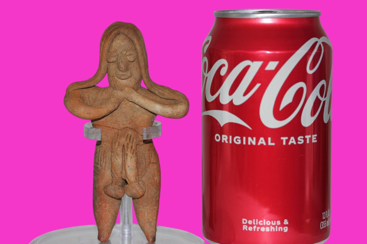 Pre Columbian Authentic Artifact Pretty Lady Tomb Figure Colima Mexico COA 13