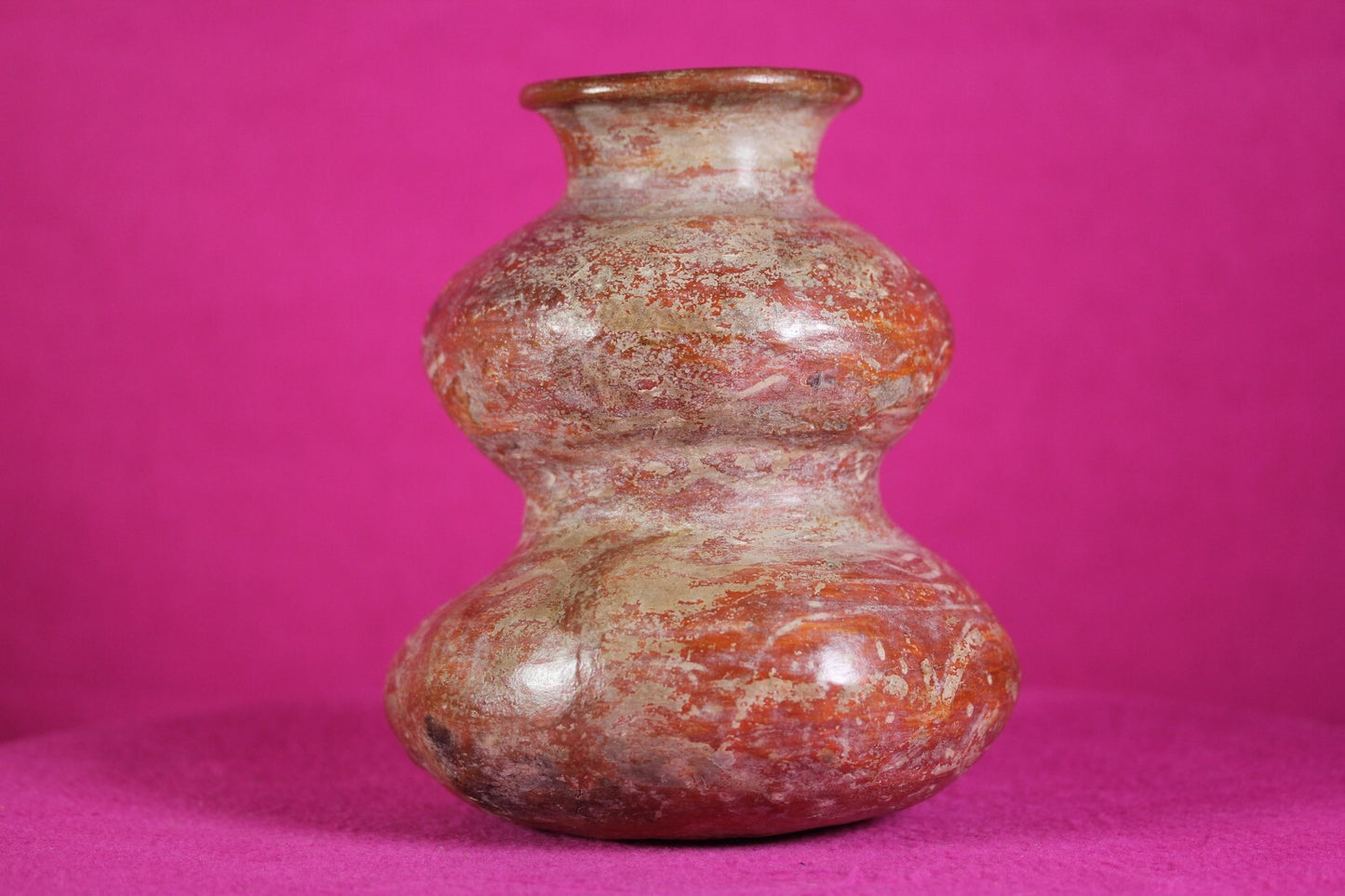Authentic Pre Columbian Artifact Two Tier Olla Michoacan Arte Primitivo COA T64