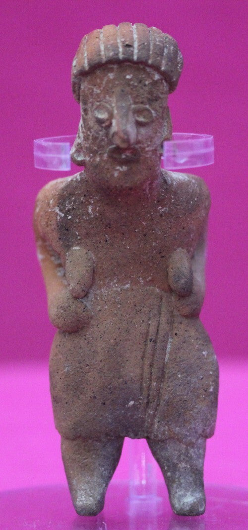 Authentic Pre Columbian Artifact Rare Grandma Tomb Figure Colima Mexico  COA 145