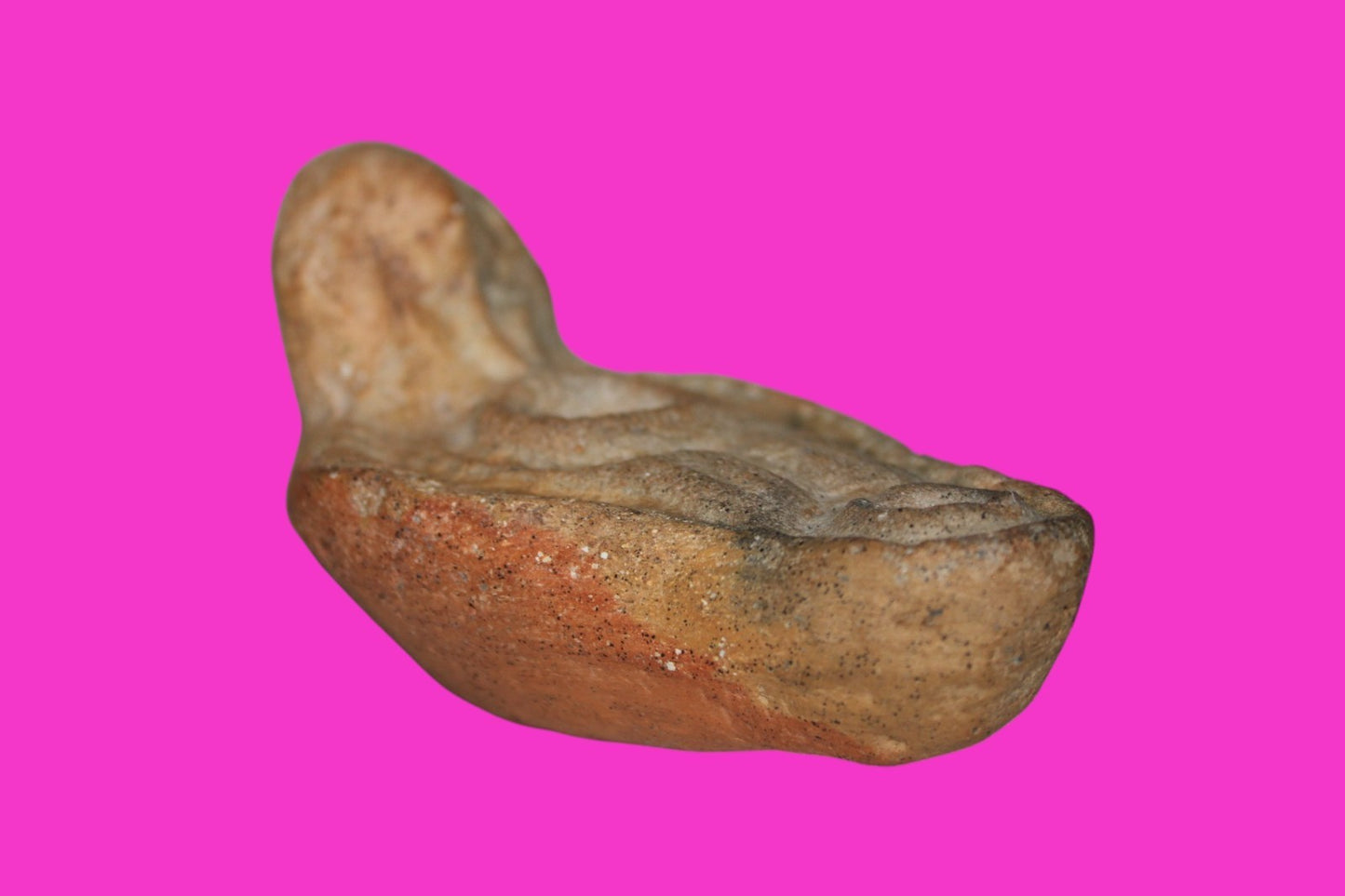 Ancient Holy Land Oil Lamp Artifact Land of Jesus Christ 100-400 AD COA J122