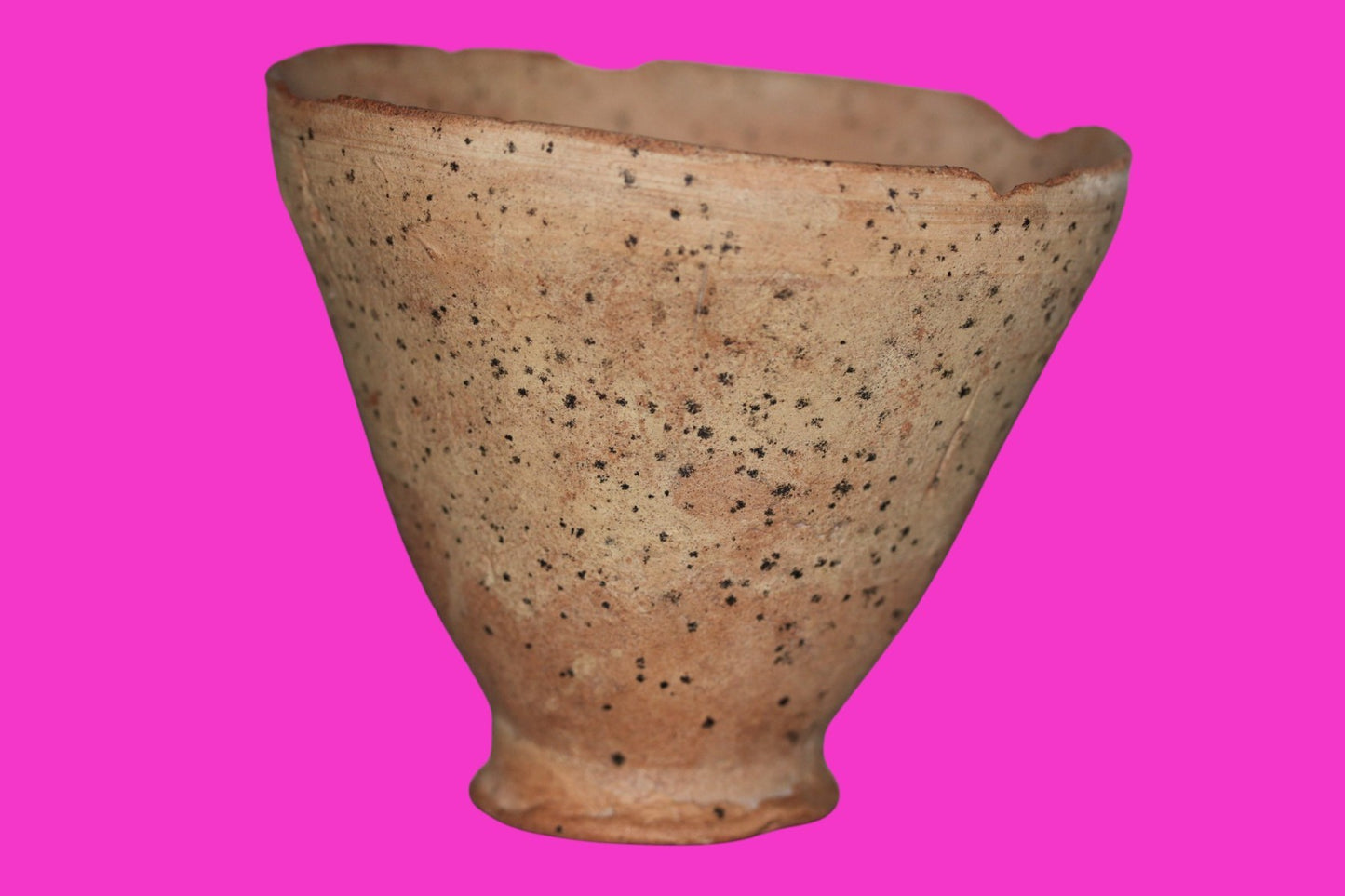 Holy Land Artifact Authentic 4000 Year Old Cup Time of Abraham 2000 BC COA J143