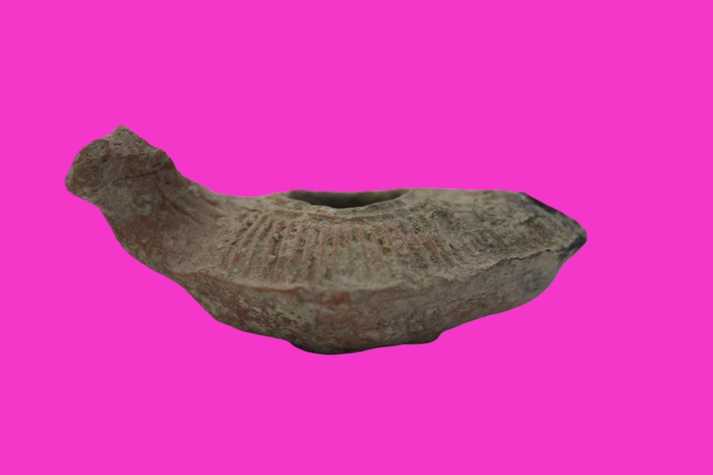 Jesus Christ Homeland Oil Lamp Authentic Holy Land Artifact 100-400 AD COA J108