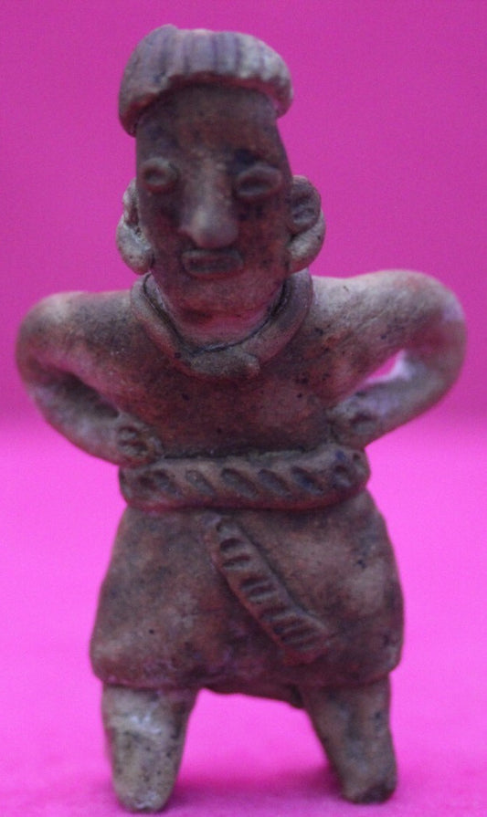 Authentic Pre Columbian Artifact Rare Grandma Tomb Figure Colima Mexico  COA 154