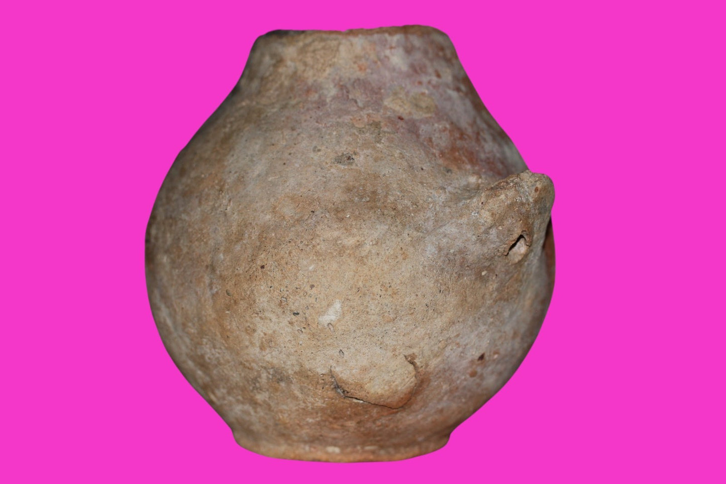 Ancient Holy Land Artifact 5500 Year Old Jar Before Abraham 3500 BC COA J144