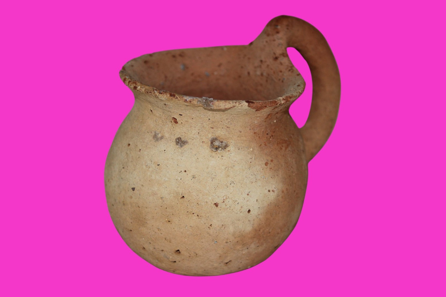 Ancient Holy Land Artifact Time Of Abraham Cup Jesus Christ Home 2000 BC COA 25