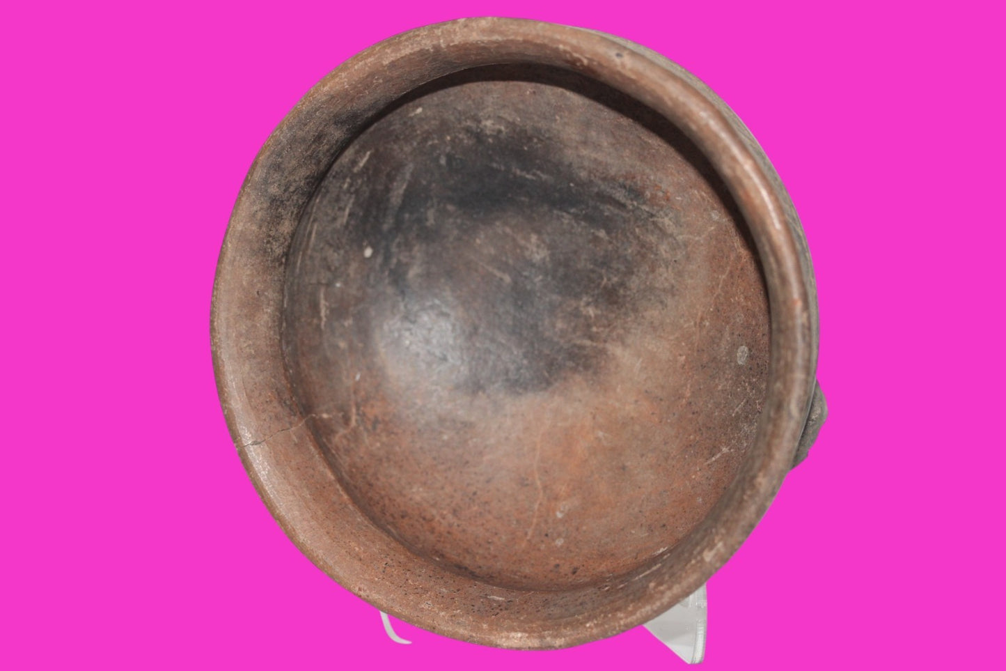 Pre Columbian Authentic Artifact Michoacan Tripod Rattle Bowl Mexico COA J16