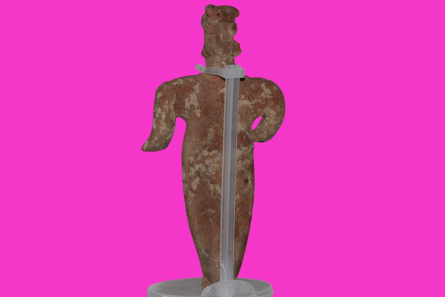 Pre Columbian Artifact 8 inch Female Tomb Figure Colima Mexico 100 BC COA 261