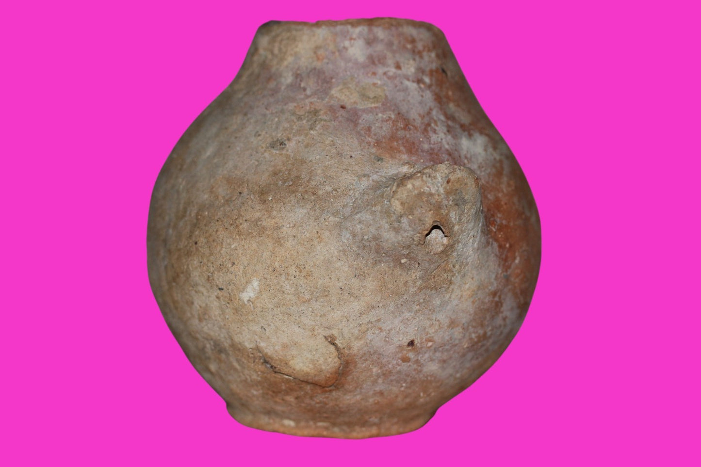 Holy Land Artifact Authentic 5500 Year Old Jar Early Bronze Age 3500 BC COA J144