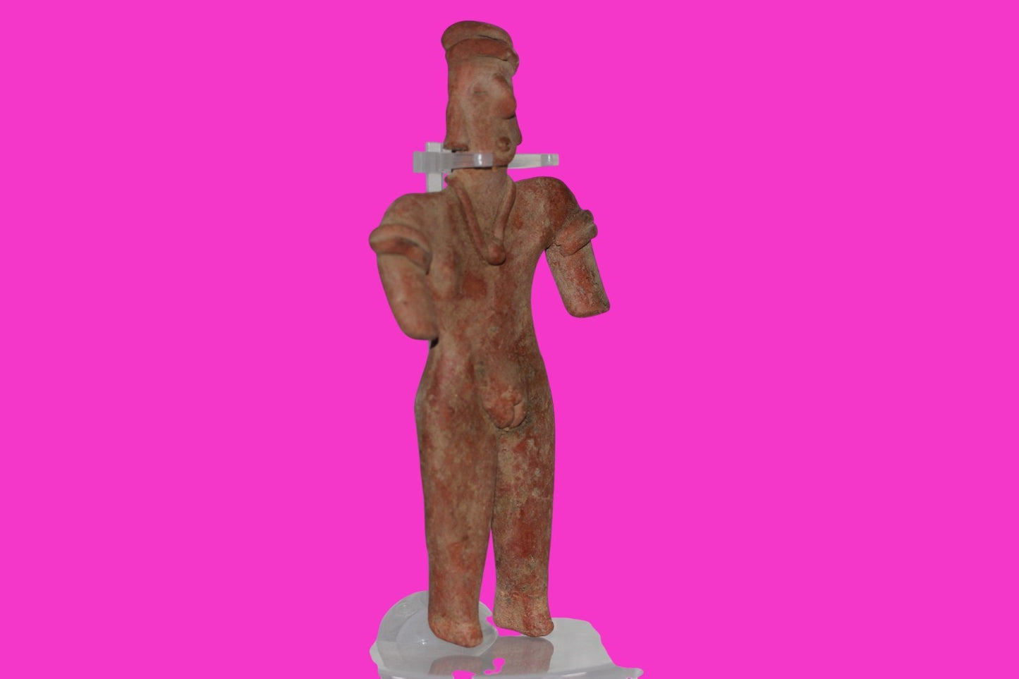 Pre Columbian Artifact 6 Inch Female Tomb Figure Colima Mexico 100 BC COA 246