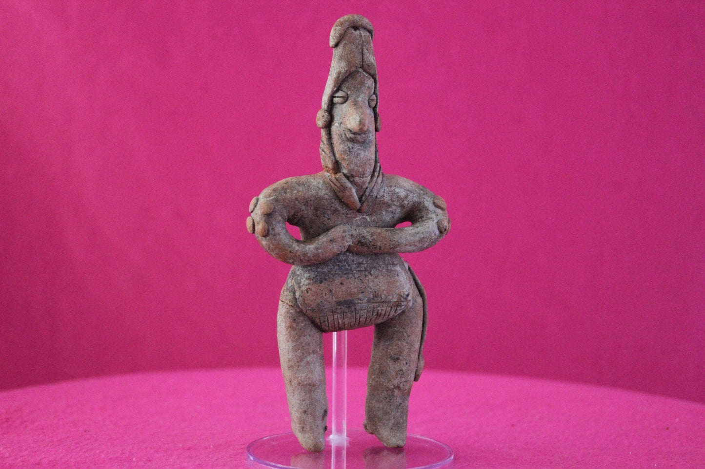 Pre Columbian Authentic Artifact Female Shaman Tomb Figure Colima Mexico COA 199