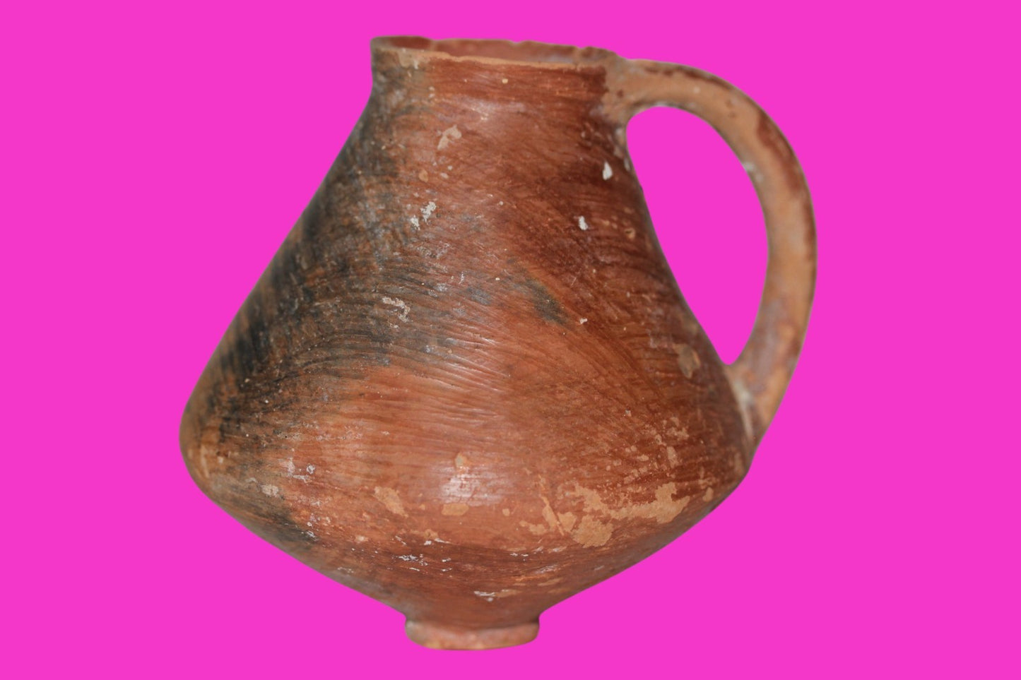 Holy Land Artifact Ancient From Time of Jesus Christ Jug 100BC-200AD COA J134
