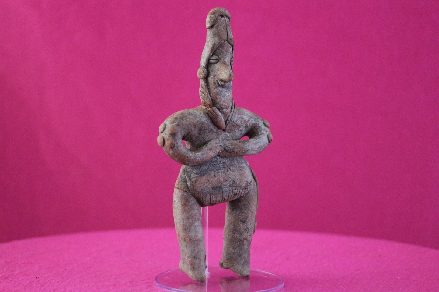 Pre Columbian Authentic Artifact Female Shaman Tomb Figure Colima Mexico COA 199