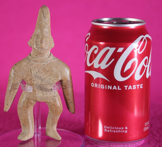Authentic Pre Columbian Artifact Tomb Figure Colima Ex Arte Primitivo COA T90