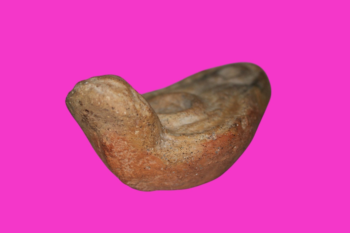 Ancient Holy Land Oil Lamp Artifact Land of Jesus Christ 100-400 AD COA J122