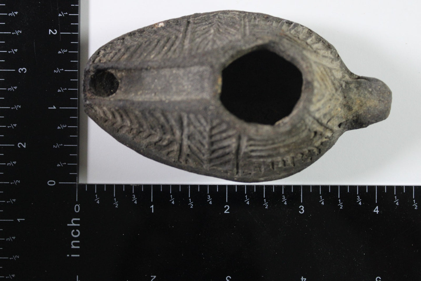 Ancient Holy Land Oil Lamp Artifact Jesus Christ Home Israel 300-600 AD COA 76