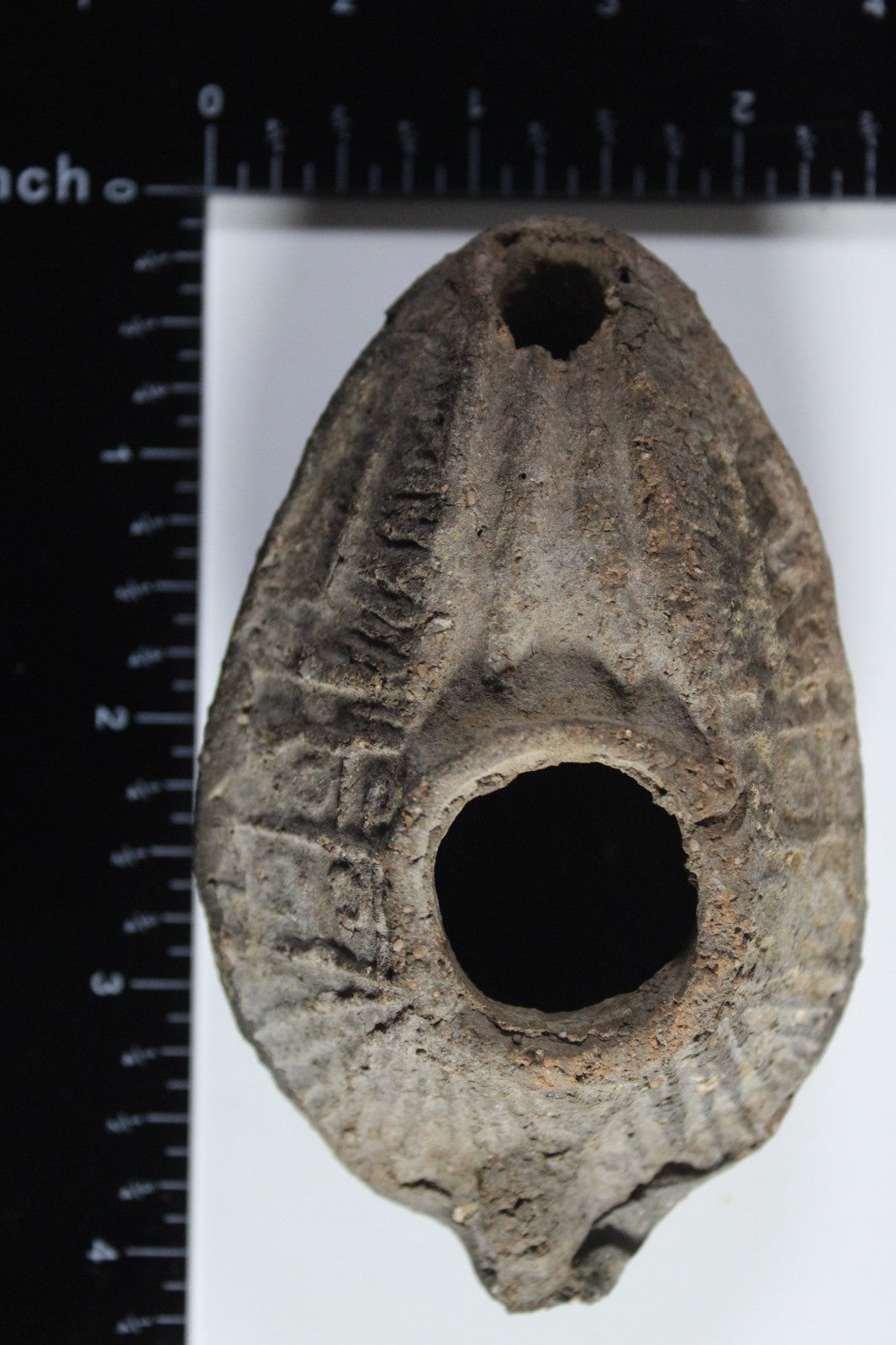 Ancient Holy Land Oil Lamp Artifact Jesus Christ Home Israel 300-600 AD COA 90