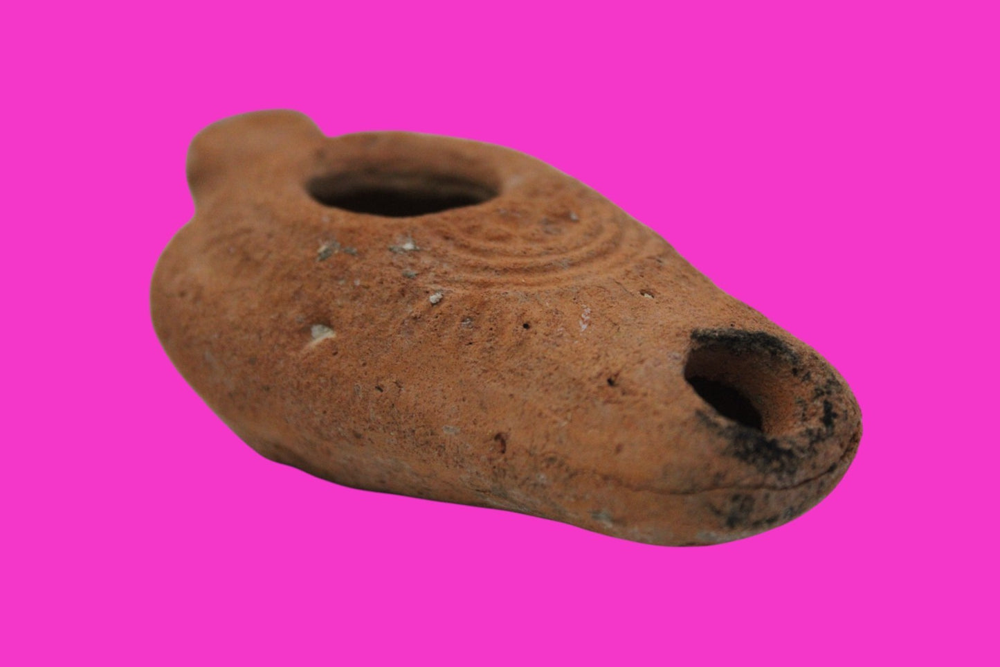 Ancient Holy Land Oil Lamp Artifact From Jesus Christ Home Land 100-500AD COA 56