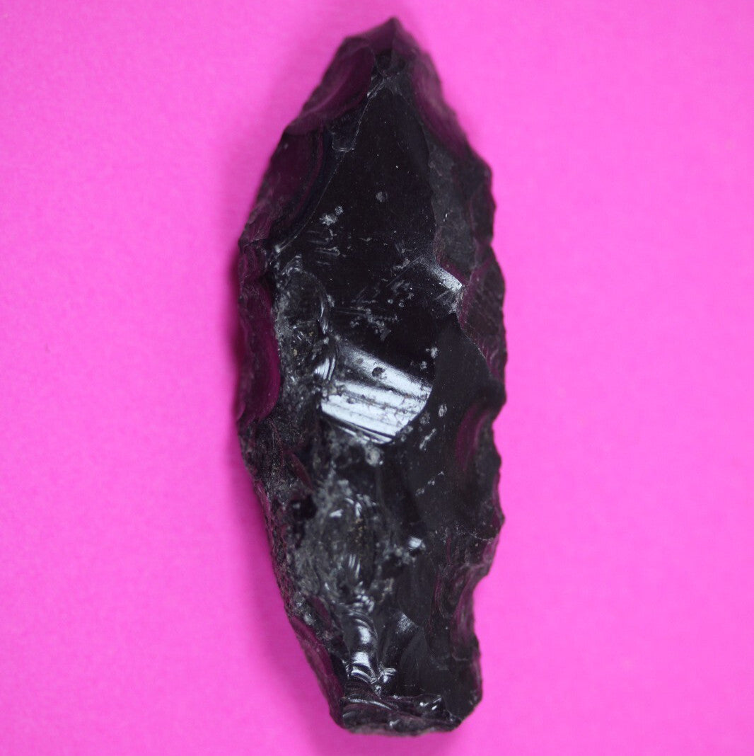 Authentic Pre Columbian Artifact Aztec Arrowhead Battle of Mexico City COA 32