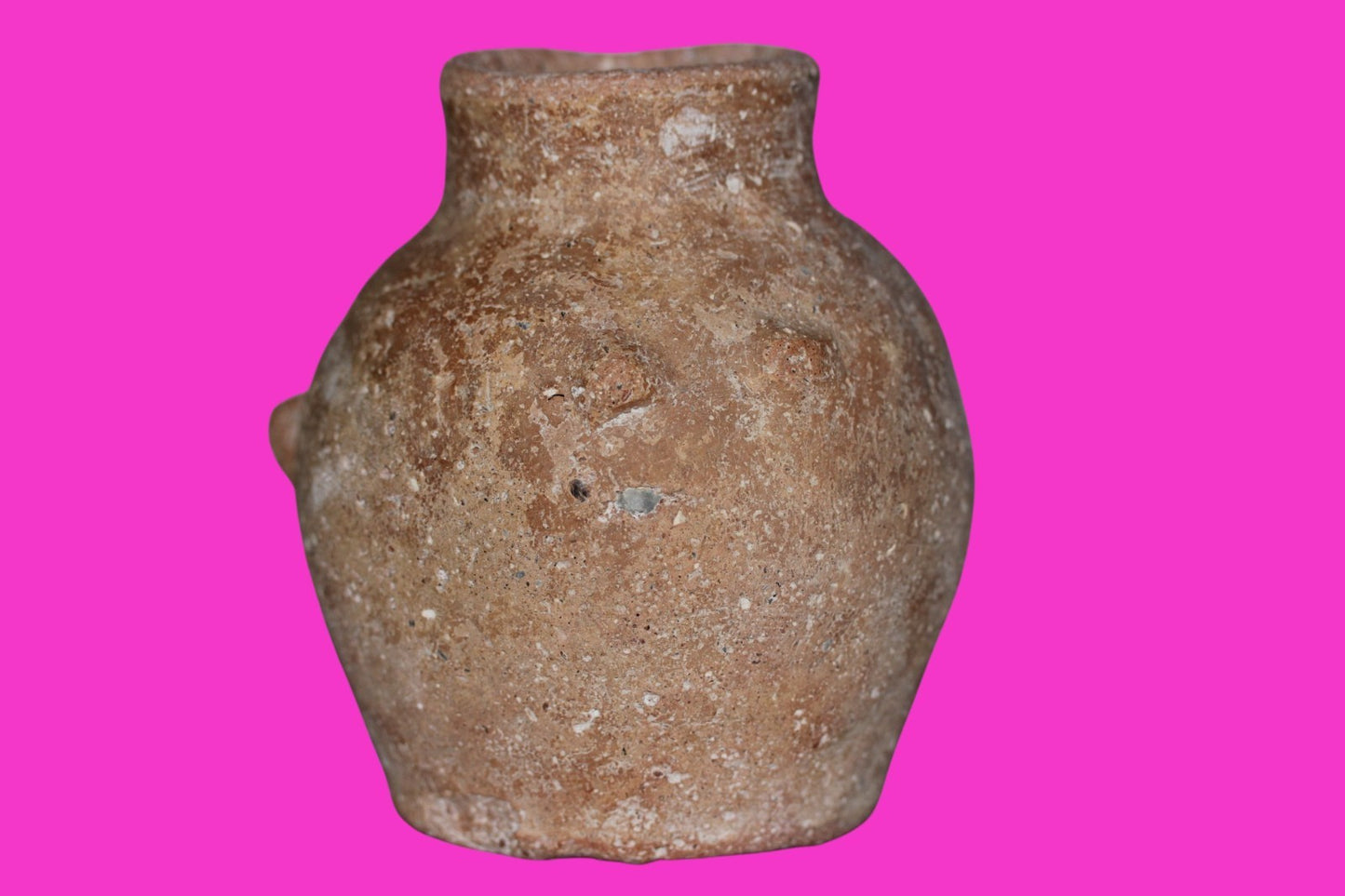Ancient Holy Land Jar Artifact 5500 Year Old Before Abraham 3500 BC COA J142